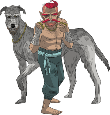 Dog and Hound by Jonathan Reincke