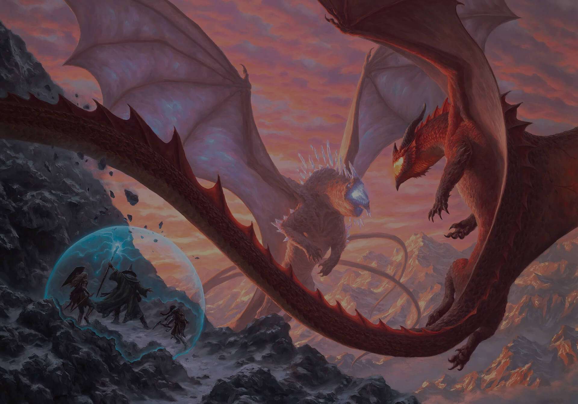 red dragon wallpaper dandd